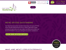 Tablet Screenshot of nextstepfostering.org